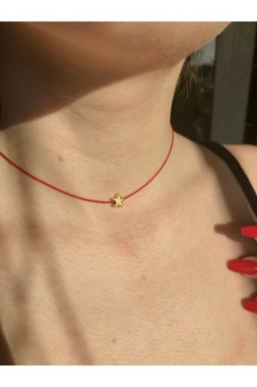گردنبند جواهر قرمز زنانه کد 141649736