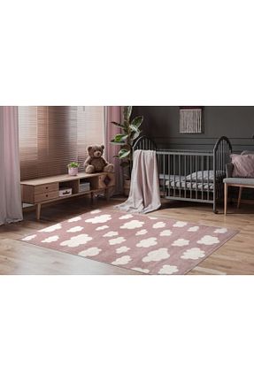 فرش بچه گانه صورتی پلی پروپیلن Home Dream - کد 141660963