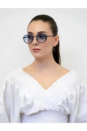 عینک آفتابی آبی زنانه UV400 Byc polo - کد 856784285