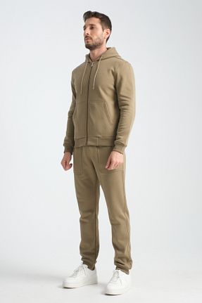 ست کرمکن اسپرت خاکی مردانه پنبه پلی استر Shooter - کد 875639940