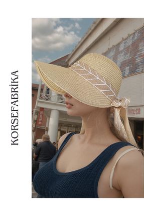 کلاه نباتی زنانه حصیر korsefabrika trend mood store - کد 946779164