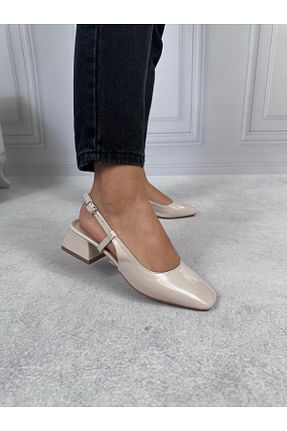بابت بژ زنانه چرم لاکی Masis - کد 840079739
