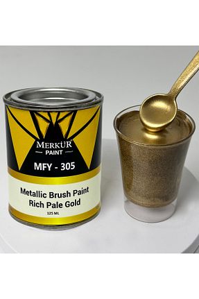 رنگ و لاک چوب متالیک Merkürgold - کد 956101041