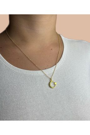 گردنبند استیل ( فولاد ) طلائی زنانه فلزی Han Ticarethane - کد 831495154