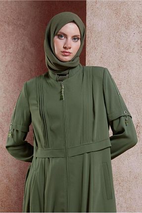 شال خاکی زنانه پلی استر Alvina - کد 844017438