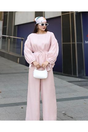 ست بالاتنه و پائین تنه صورتی زنانه Butik - کد 949976898