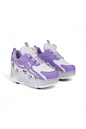کفش کژوال بنفش بچه گانه پارچه ای Nisanur Shoes - کد 942022519