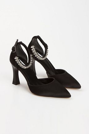کفش مجلسی مشکی زنانه چرم مصنوعی MİKANA MODA - کد 839353086