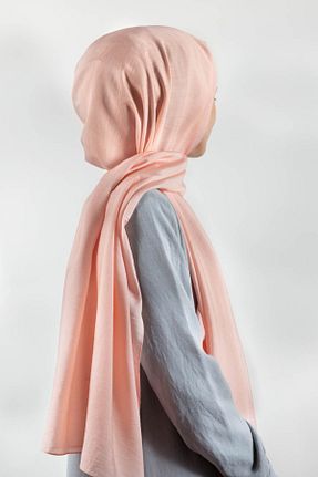 شال صورتی زنانه Medine İpeği Vissona - کد 635912939