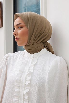 روسری قهوه ای 90 x 90 Silk Home - کد 731065275