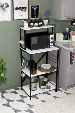 کابینت چند منظوره مشکی چوب Boss Group - کد 771723792