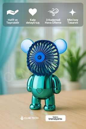 پنکه آبی Mini Fan CLNK - کد 939635347