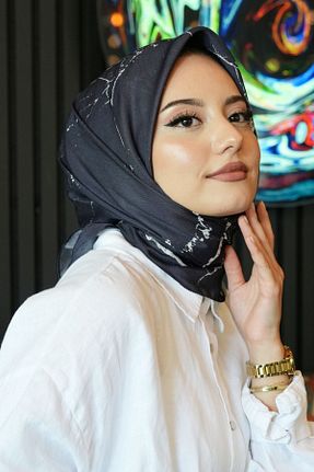 روسری رنگی پنبه پلی استر Eşarp Sokağı - کد 927627862
