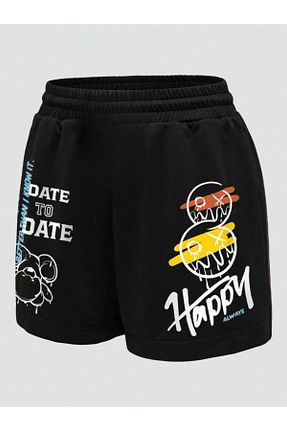شلوارک و برمودا مشکی بچه گانه پنبه ای daxia sportswear & company - کد 952829683