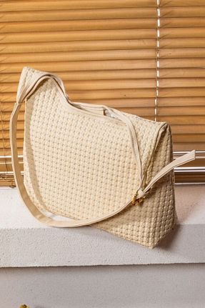 کیف دوشی مشکی زنانه چرم مصنوعی HEPSHOP - کد 952290061