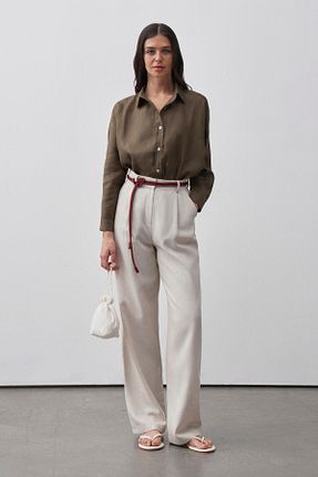 شلوار رنگی زنانه کتان mathilda store - کد 939869023
