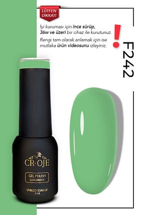 لاک ناخن دائمی سبز CROJE KALICI OJE - کد 829062544