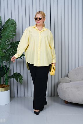پیراهن سایز بزرگ زرد زنانه سایز بزرگ Patika - کد 955843217