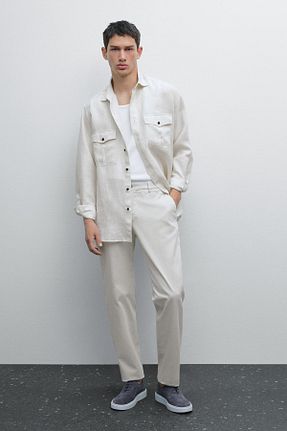 شلوار مردانه پنبه ای Massimo Dutti - کد 939084445