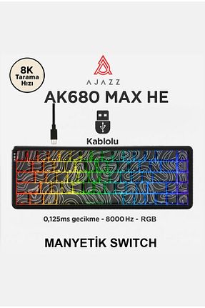 کیبورد گیمر مشکی Ajazz - کد 928947412