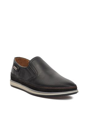کفش کلاسیک مشکی مردانه چرم خالص Pierre Cardin - کد 886992647