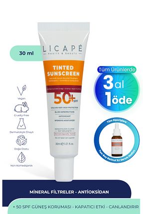 کرم ضد آفتاب صورت SPF 50 + Licape - کد 737338911