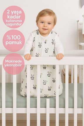 سرهمی خواب سفید بچه گانه پنبه ای homytextiles - کد 896054221