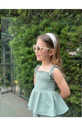ست بالاتنه و پائین تنه سبز بچه گانه بافتنی My Kids Wear - کد 944539493
