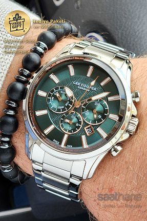 ساعت مچی سبز مردانه 46 میلی متر Lee Cooper - کد 834429228