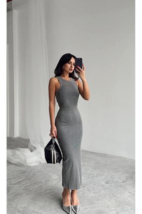 لباس طوسی زنانه بافتنی GLAMORA - کد 955923372