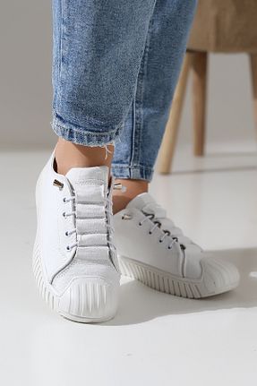 کفش اسنیکر سفید زنانه بند دار Encool - کد 956054663