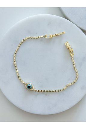 دستبند جواهر متالیک زنانه CHARMLUCKY - کد 956065601