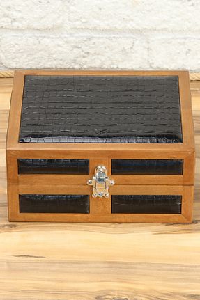 جعبه نگداری مشکی چوب Onywatch - کد 956108535
