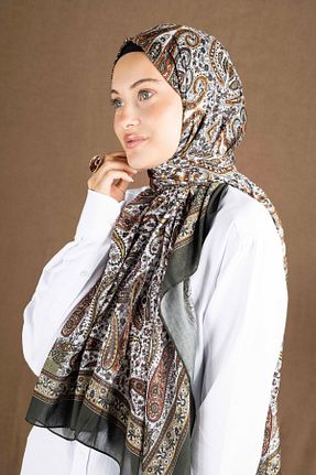 شال رنگی زنانه پلی استر Akel - کد 956355790