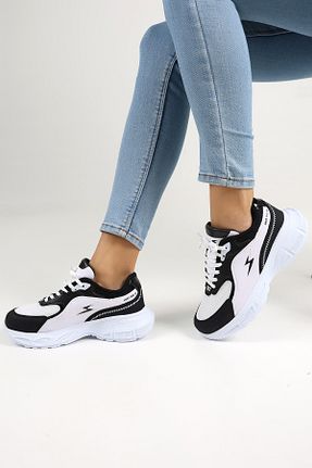 کفش اسنیکر مشکی زنانه بند دار Encool - کد 956397635