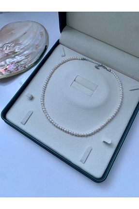 گردنبند مروارید سفید مروارید فرهنگی JOVİ ATELİER - کد 956438990