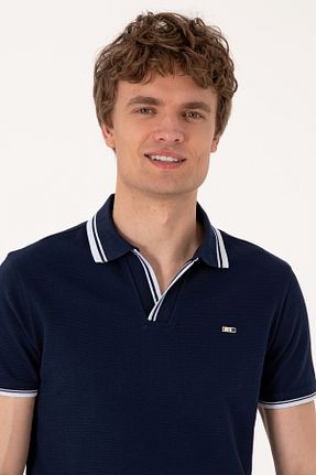 پولوشرت سرمه ای مردانه پنبه ای U.S. Polo Assn. - کد 956456970
