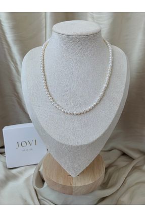 گردنبند مروارید سفید مروارید فرهنگی JOVİ ATELİER - کد 956516522