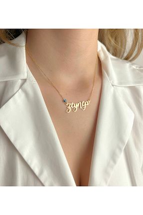 گردنبند نقره زرد زنانه 925 عیار Şimal Silver - کد 956979422