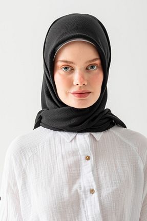 روسری مشکی ساده Nisanca - کد 957016880