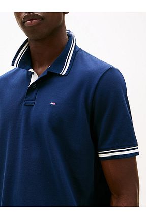 پولوشرت آبی مردانه رگولار Tommy Hilfiger - کد 936579010