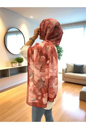 شال رنگی زنانه پنبه ای Baştacı - کد 957058053