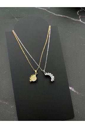 گردنبند استیل ( فولاد ) رنگی زنانه استیل (فولاد) focusbella - کد 957161876