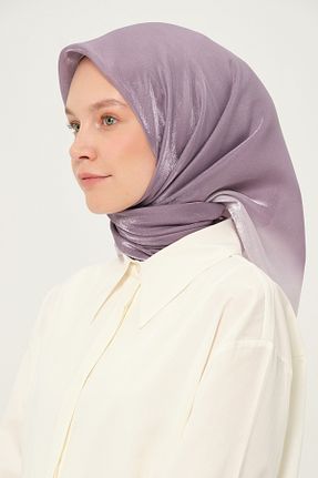روسری بنفش پنبه ای Madame Polo - کد 957383251