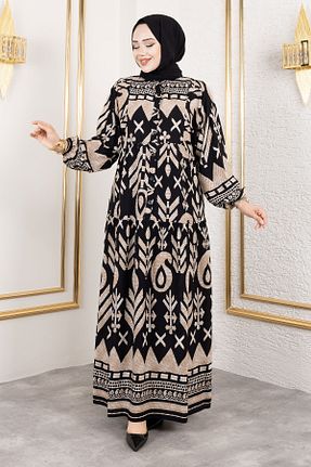 لباس حجاب مشکی زنانه رگولار Tesettür Dünyası - کد 957683590