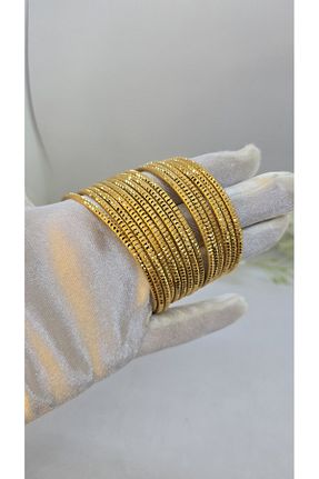 دستبند استیل (فولاد) زرد استیل (فولاد) michelle takı zerafetin yeni adresi - کد 957691342