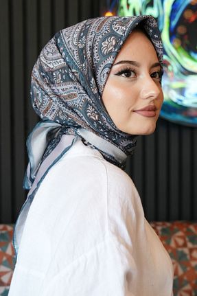 روسری رنگی پنبه پلی استر Eşarp Sokağı - کد 957724302