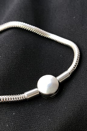 دستبند استیل (فولاد) طوسی زنانه استیل (فولاد) Bonicce - کد 957774954