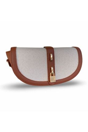 کیف دوشی نارنجی زنانه چرم مصنوعی gknbag - کد 958019618