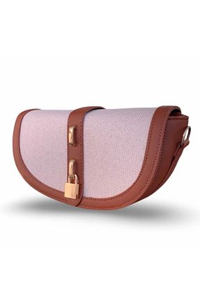 کیف دوشی نارنجی زنانه چرم مصنوعی gknbag - کد 958019618
